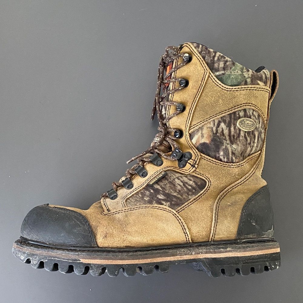 Irish Setter by Red Wing Men's 600G Leather Hiking Boots Sz 8 Outdoor Gorpcore